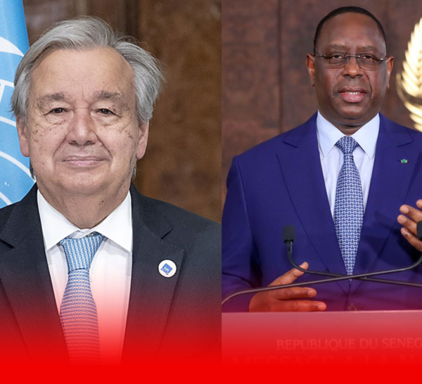 António Guterres : "Macky Sall a montré la voie à suivre"