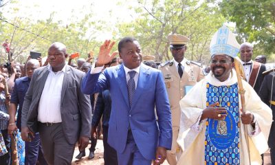 Faure Gnassingbé à Togoville : Jubilé des 50 ans du sanctuaire Marial notre Dame du Lac Togo