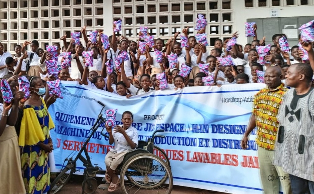 Togo : Précarité menstruelle en milieu scolaire, Handicap Action Togo vol au secours des jeunes filles