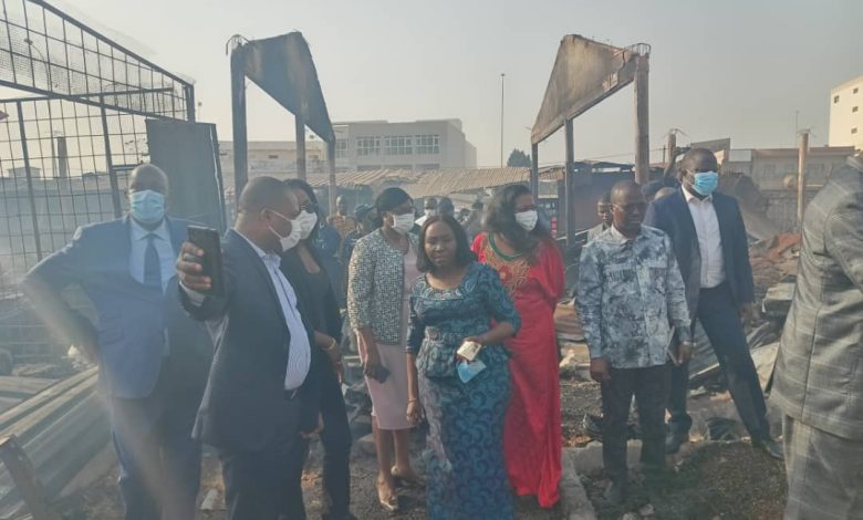 Togo : Le marché d'Agoe Assiyéyé délocalisé sur ce terrain suite à l'incendie