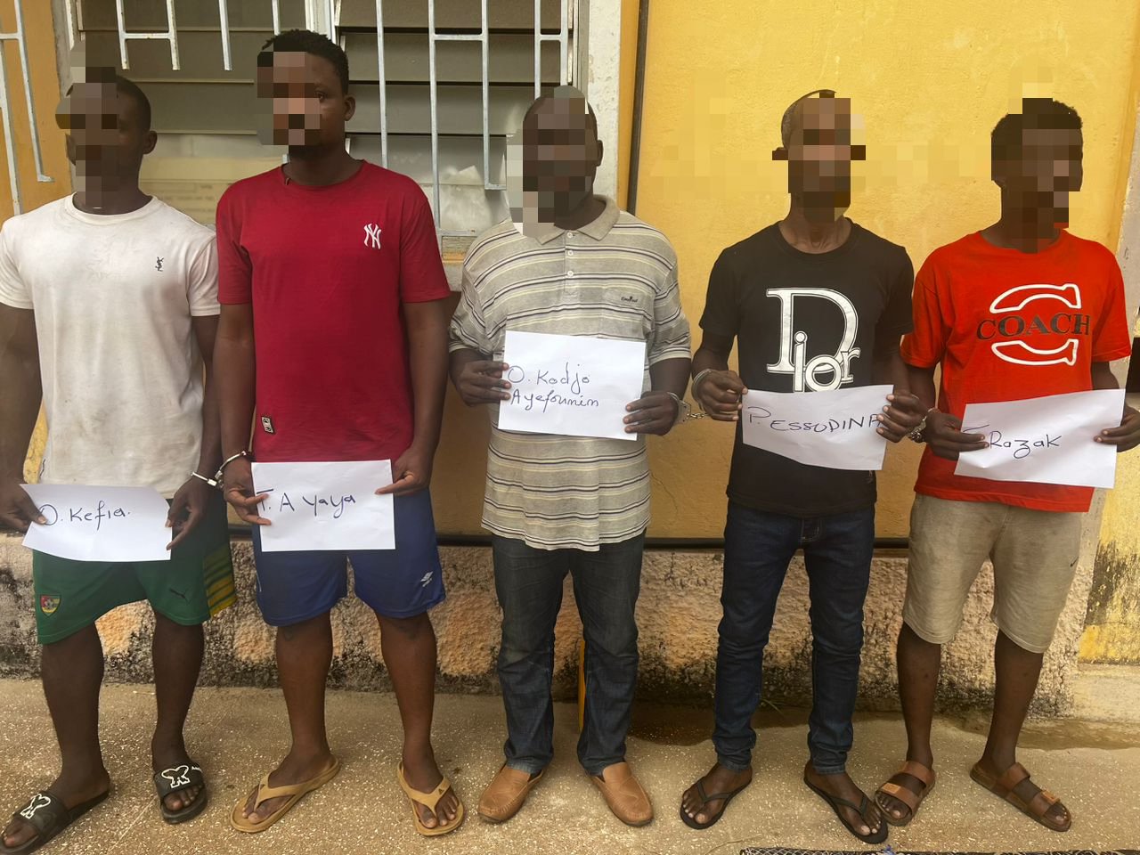 Togo : La BRI-DGPN démantèle deux réseaux de malfrats