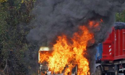 Togo - Drame : Un camion prend feu sur la RN1