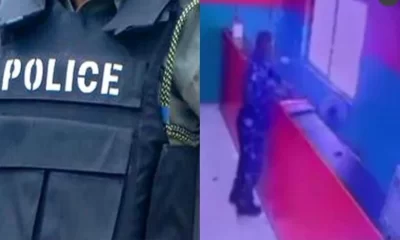Un policier filmé en plein vol dans un magasin