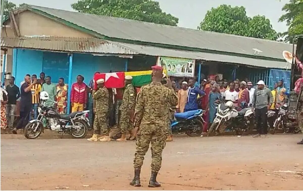 Attaque terroriste de Kpinkankandi : Les soldats tombés au front inhumés