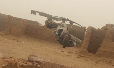 Mali : un hélicoptère des forces armées s'écrase à Kidal (Vidéo)