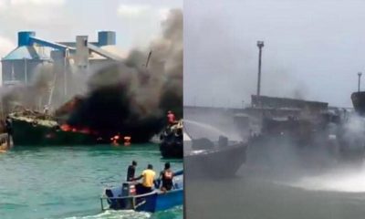 Incendie au port de pêche de Lomé : Voici le bilan provisoire