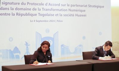 Signature d'un partenariat stratégique entre le Togo et Huawei