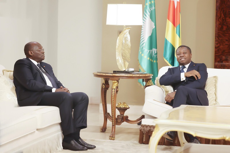 Togo : Échanges entre le chef de l’État et le Vice-président de la Côte d’Ivoire
