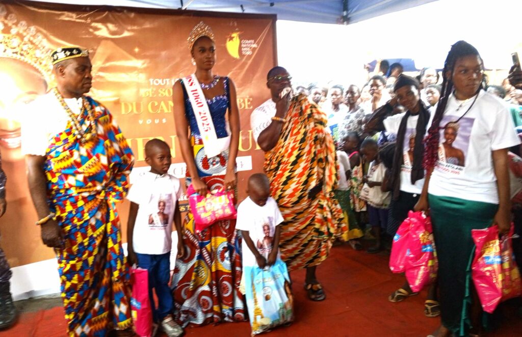 Togo : Miss Togo 2025 reçoit un accueil triomphal dans son quartier natal à Lomé