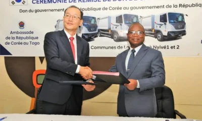Grâce à la Corée du Sud, le Togo bénéficie de camions poubelles de dernière génération