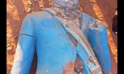 RDC : Un monument du Président Félix Tshisekedi démoli par la population à Kabeya Kamwanga