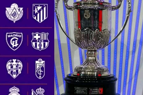 Voici le résultat du tirage au sort pour les demi-finales de la Coupe du Roi