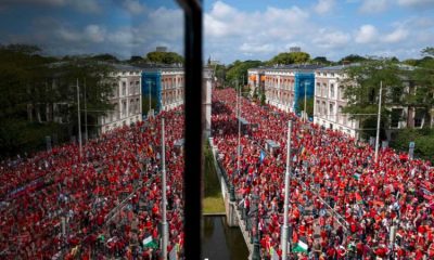 Pays-Bas : Une marée rouge à La Haye contre le « génocide » à Gaza