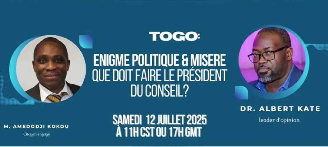 TOGO : Deux cadres politiques arrêtés, l’opposition dénonce une répression ciblée et appelle à une mobilisation citoyenne
