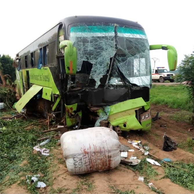 Bomboaka – Savanes : Trois blessés dans un accident impliquant un bus de Transport