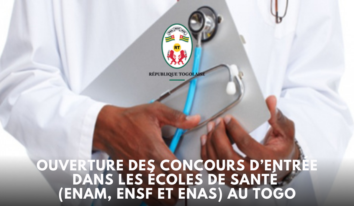 Togo – Concours d’entrée dans les écoles nationales de santé : 740 opportunités à vite saisir en 2025