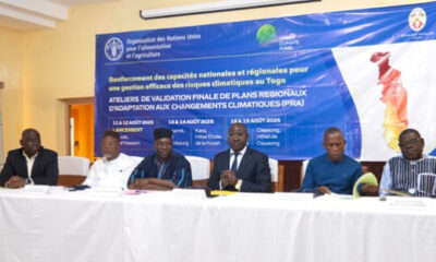 Changement climatique : Le Togo dote chaque région d’un plan de résilience
