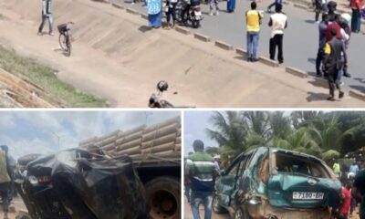 Togo – Drame à l’échangeur d’Agoè : un accident fait plusieurs morts et blessés graves
