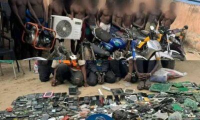 Réseau criminel démantelé : plus de 477 matériels et un pistolet récupérés