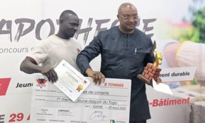 Togo : Abdoubassirou Issifou sacré meilleur jeune maçon, mais le secteur du bâtiment reste abandonné