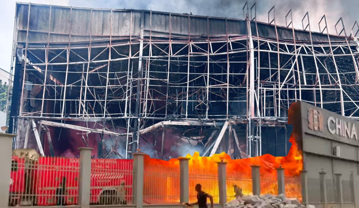Ghana : Le China Mall de Kumasi réduit en cendres après un violent incendie