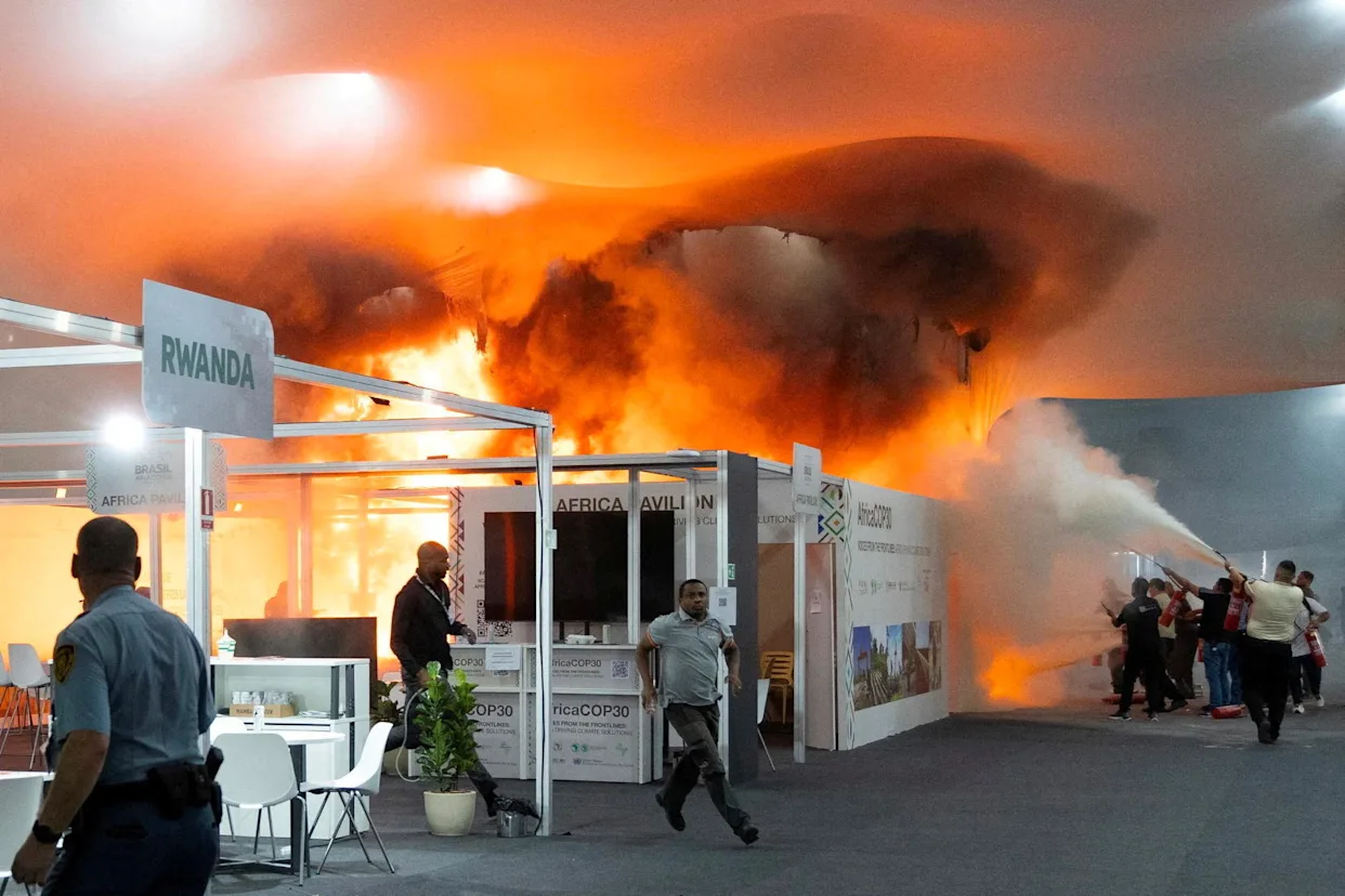 COP30 : Un incendie ravage la Blue Zone et perturbe les négociations internationales