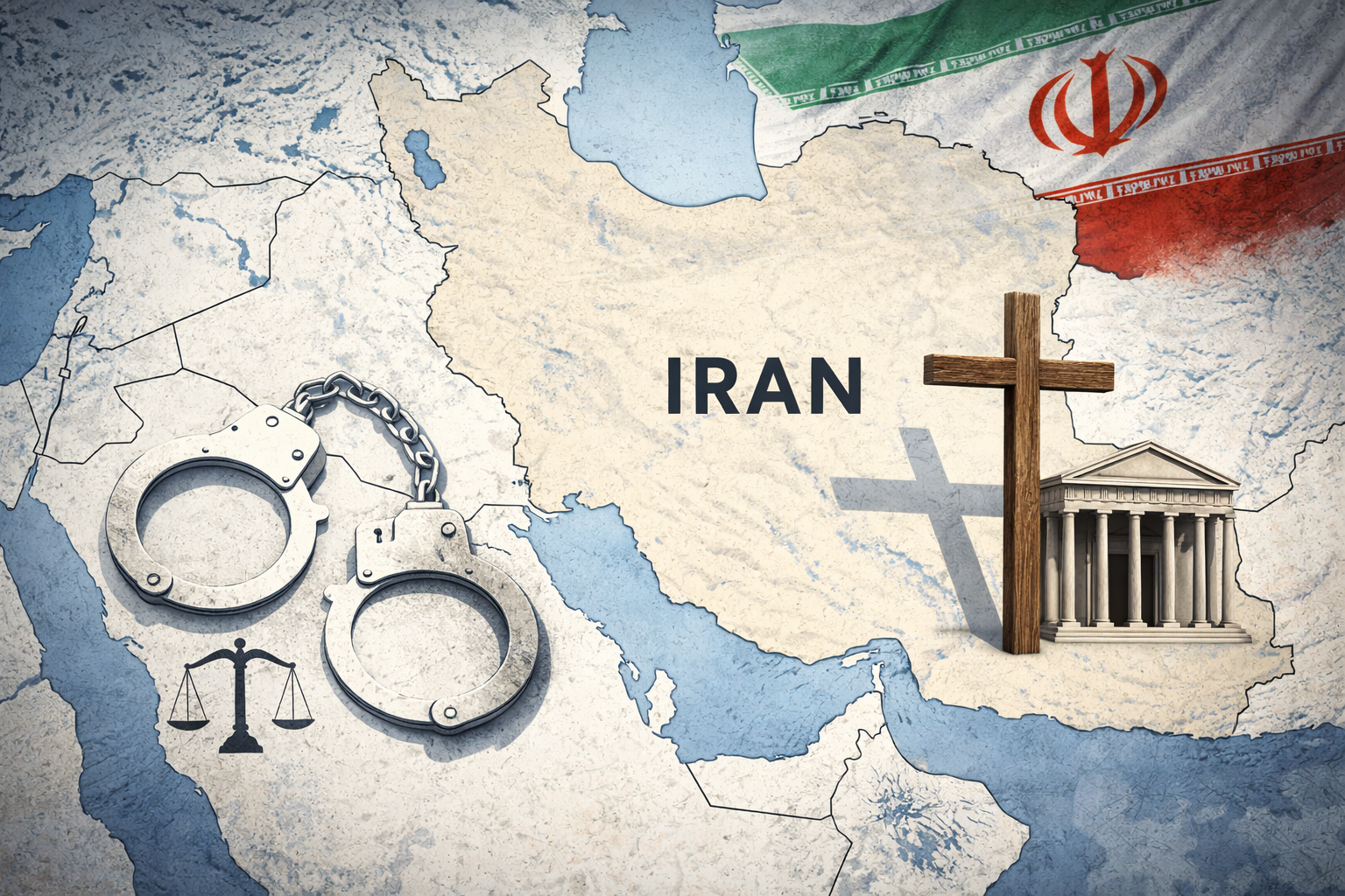 Iran : cinq chrétiens condamnés à plus de 50 ans de prison