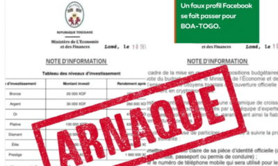 BOA-Togo met en garde contre un faux compte Facebook usurpant son identité