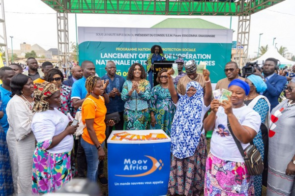 Togo : Des premières personnes ont déjà reçu leur Novissi