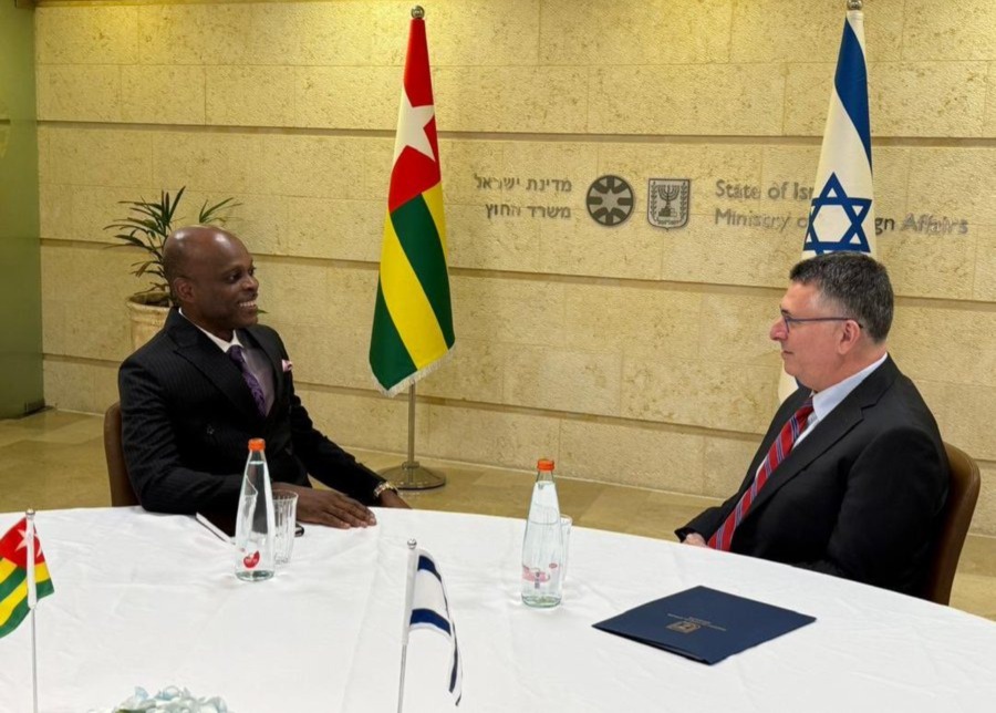 Diplomatie : le Togo et Israël réaffirment leur partenariat stratégique