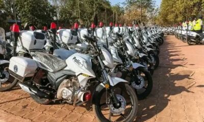 Sécurité : le Capitaine Ibrahim Traoré remet 2 000 motos à la Police nationale du Burkina Faso