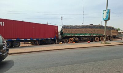 Accident de circulation à Dapaong : deux camions de marchandises impliqués