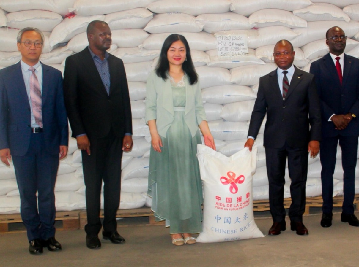 La Chine offre 5 000 tonnes de riz au Togo