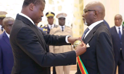 Le Président de la République élevé à la dignité de Grand-Croix de l’Ordre du Mono