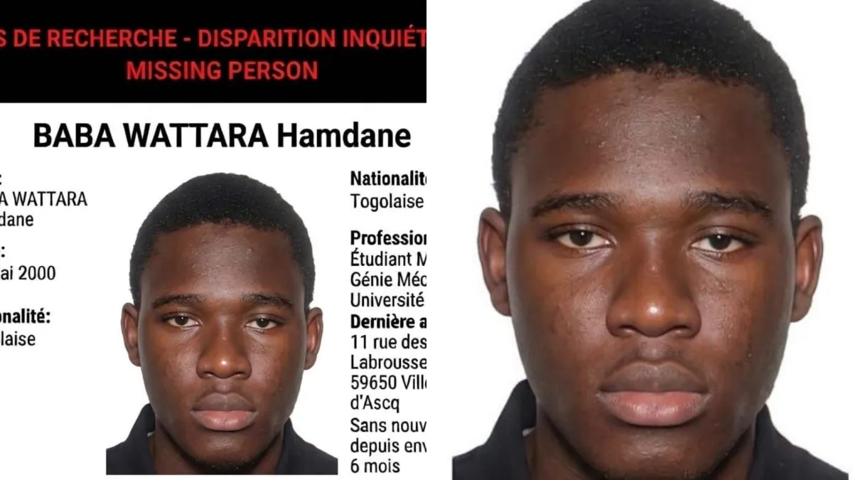 Disparition : un étudiant togolais introuvable en France